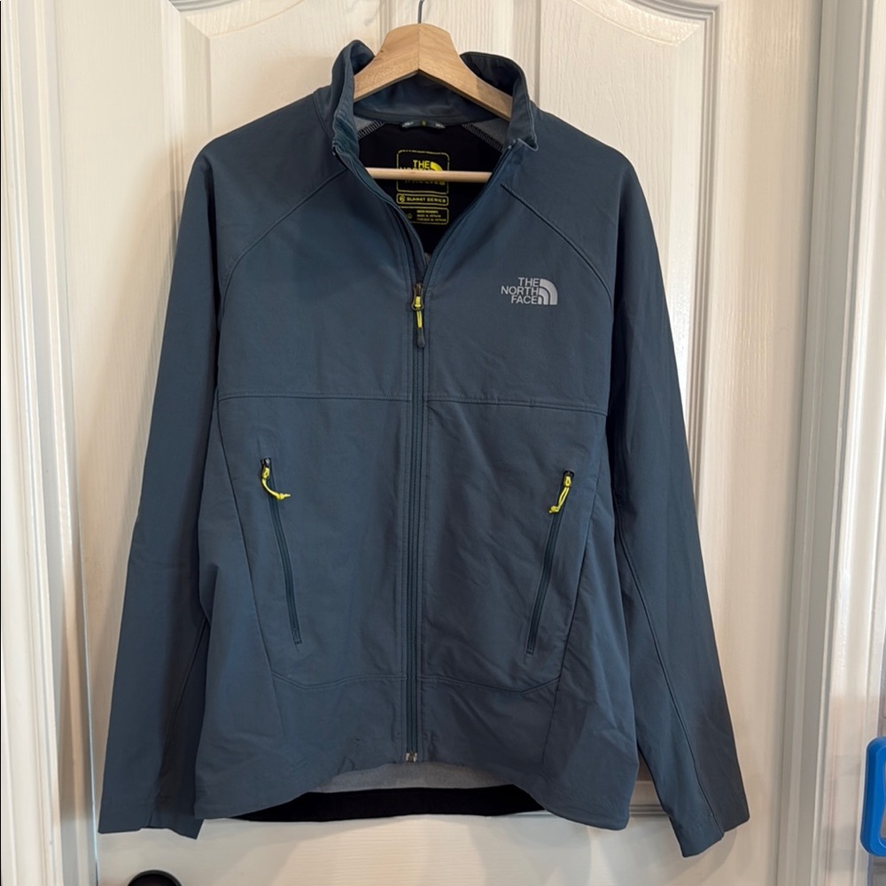 The North Face Jacket Men Size L Summit Series Full Zip Soft Shell Windstopper
